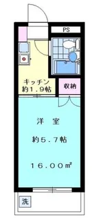 ベルサイユ池上第2【2階】の間取り
