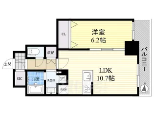 アンベリール亀戸パーク【9階】の間取り