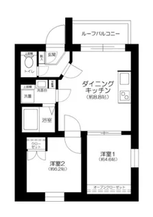 ルヴェデュソレイユ【4階】の間取り