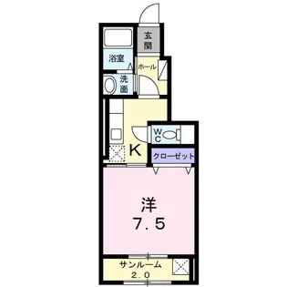 グレイス・チェスタ A【1階】の間取り