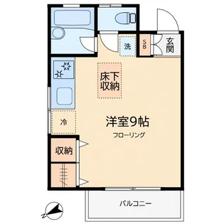 リベール鷹番【2階】の間取り