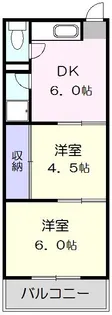 川島第二ビル【3階】の間取り