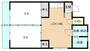第2岡村ビル【3階】の間取り