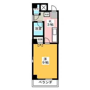 タウンコートタチバナ【2階】の間取り