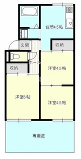 コーポ佐藤【1階】の間取り