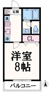 ソニアトーレ【1階】の間取り