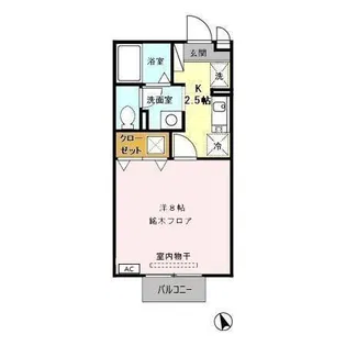 ヴィクトリータカラ【1階】の間取り