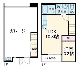 AvanceG 野立 C棟の間取り