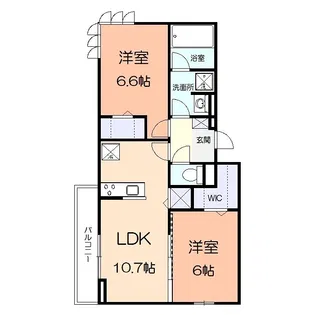グラン シャリオ-1【2階】の間取り