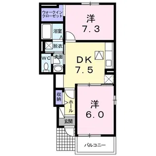 トルハルバン【1階】の間取り