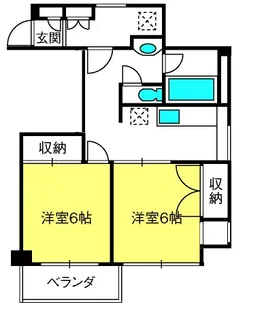 大興マンション土呂【2階】の間取り