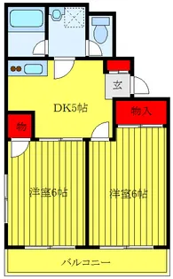エースハイツ綾部【3階】の間取り