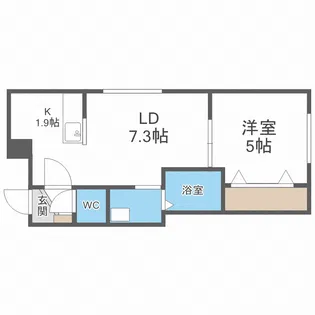 MRK創成川通【2階】の間取り