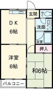 レモンハウス【1階】の間取り