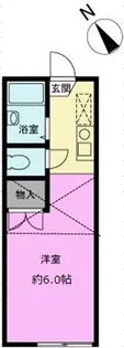 グランシャリオB【2階】の間取り