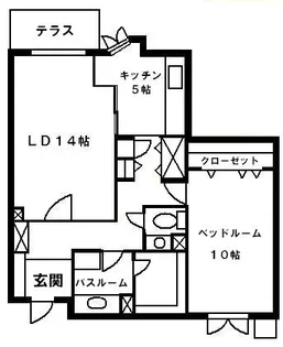 ヒルズ馬込【1階】の間取り