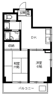 エイトサイド新和【4階】の間取り