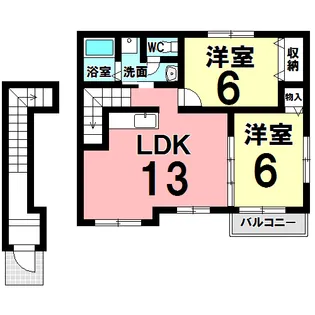 パルカーサ【2階】の間取り
