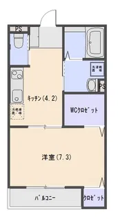 リバーコートF【1階】の間取り