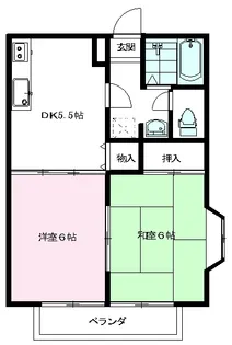 カーサプラシードII【1階】の間取り