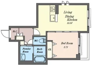 プレミアス酒々井【2階】の間取り