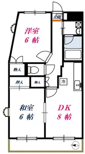 ヒルズ上目黒【1階】の間取り