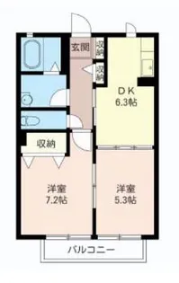 アネモス【1階】の間取り