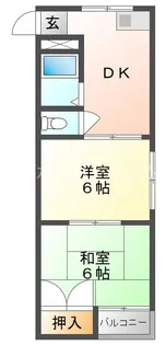 秀和第1ハイツ【3階】の間取り