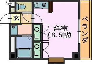 サクセス川原【4階】の間取り