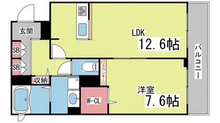 Casa Duo 住吉【3階】の間取り