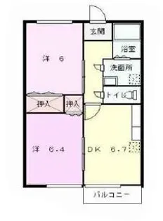 セトルレジデンス【2階】の間取り