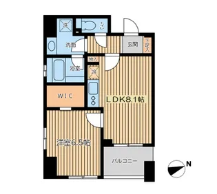 CITY SPIRE 芝公園 シティスパイア芝公園【3階】の間取り