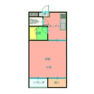イエローハウス【1階】の間取り
