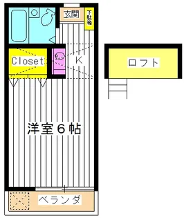 東京都練馬区向山4【アパート】の間取り