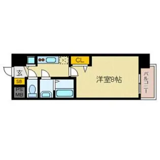 プレサンス名古屋STATIONフレア【10階】の間取り