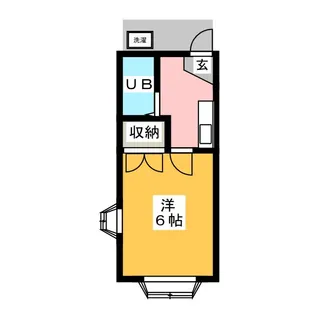 アーバンハイツ中央【1階】の間取り
