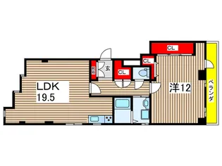 サンステイツ2【2階】の間取り