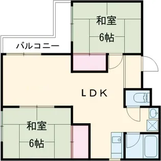 山下マンション【2階】の間取り