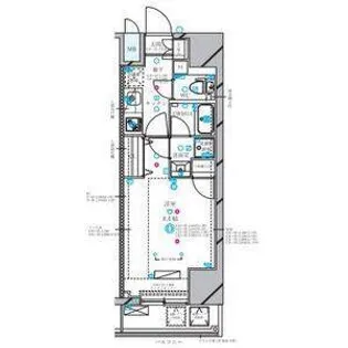 ディアレイシャス丸の内【4階】の間取り