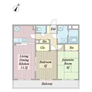 プリマヴェーラ【1階】の間取り