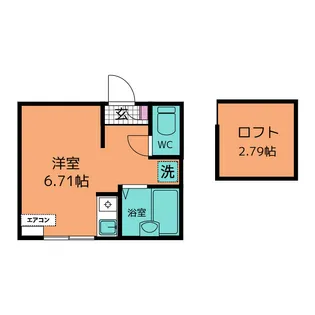 MONO追浜【1階】の間取り
