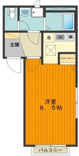 ライジングコート【1階】の間取り