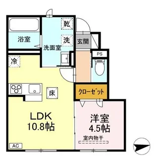 Chaleur【1階】の間取り