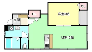 imperial muro【1階】の間取り
