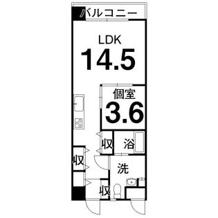 コヴェント・ガーデン二番町【4階】の間取り