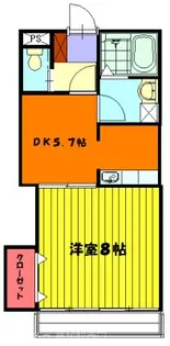 パルティール【2階】の間取り