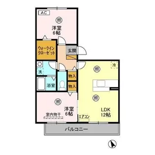 レジデンス SASOU【1階】の間取り