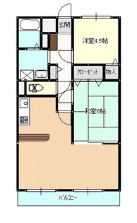 茨城県土浦市小松1【マンション】の間取り