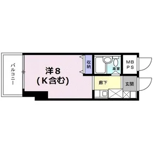 京都府京都市下京区大坂町【マンション】の間取り