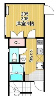 ラペ板橋本町【3階】の間取り